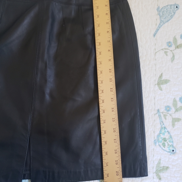 Leather Mini Skirt Jaclyn Smith ECU - Picture 6 of 8